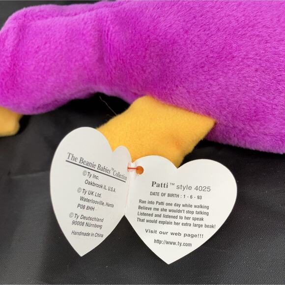 Ty Beanie Babies Bundle (2pcs) Patti And Patti McDonald’s Toy Teenie Beanie - Picture 12 of 12